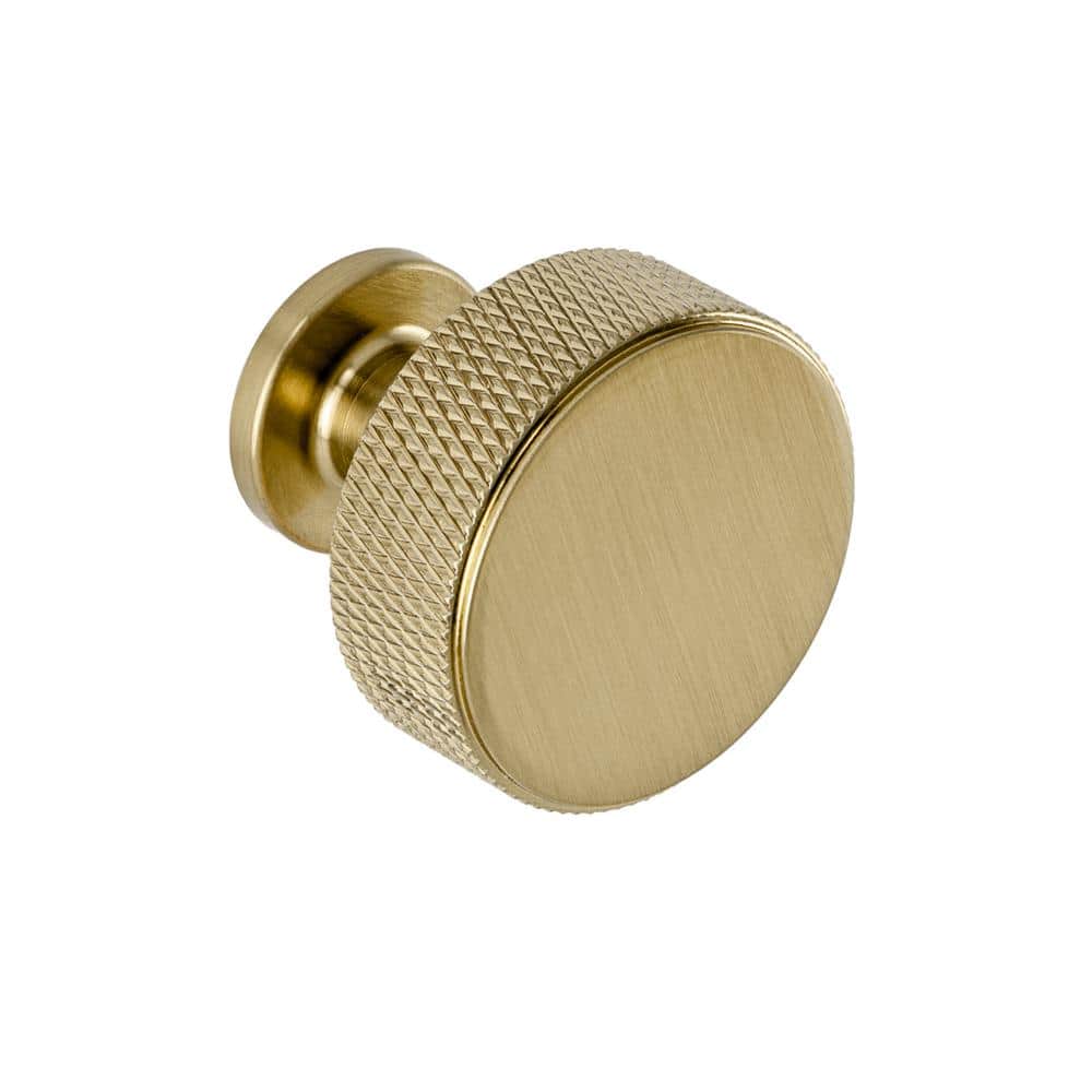 Hex Brushed Brass Knob + Reviews