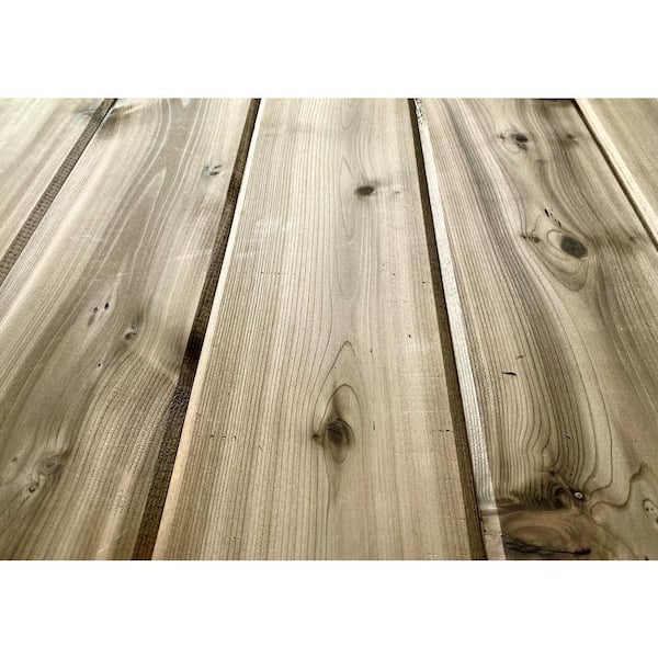 DINGEWOOD LLC Dingewood 1 in. x 6 in. x 8 ft. Vintage Clay Brown