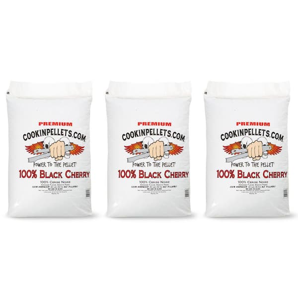 COOKINPELLETS.COM 40 lbs. Bags Black Cherry Smoker Hardwood Wood Pellets, (3-Pack)
