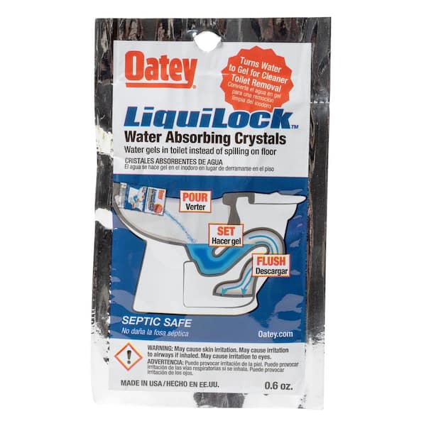 Oatey Liquilock 6 oz. Toilet Water Solidifier Gel
