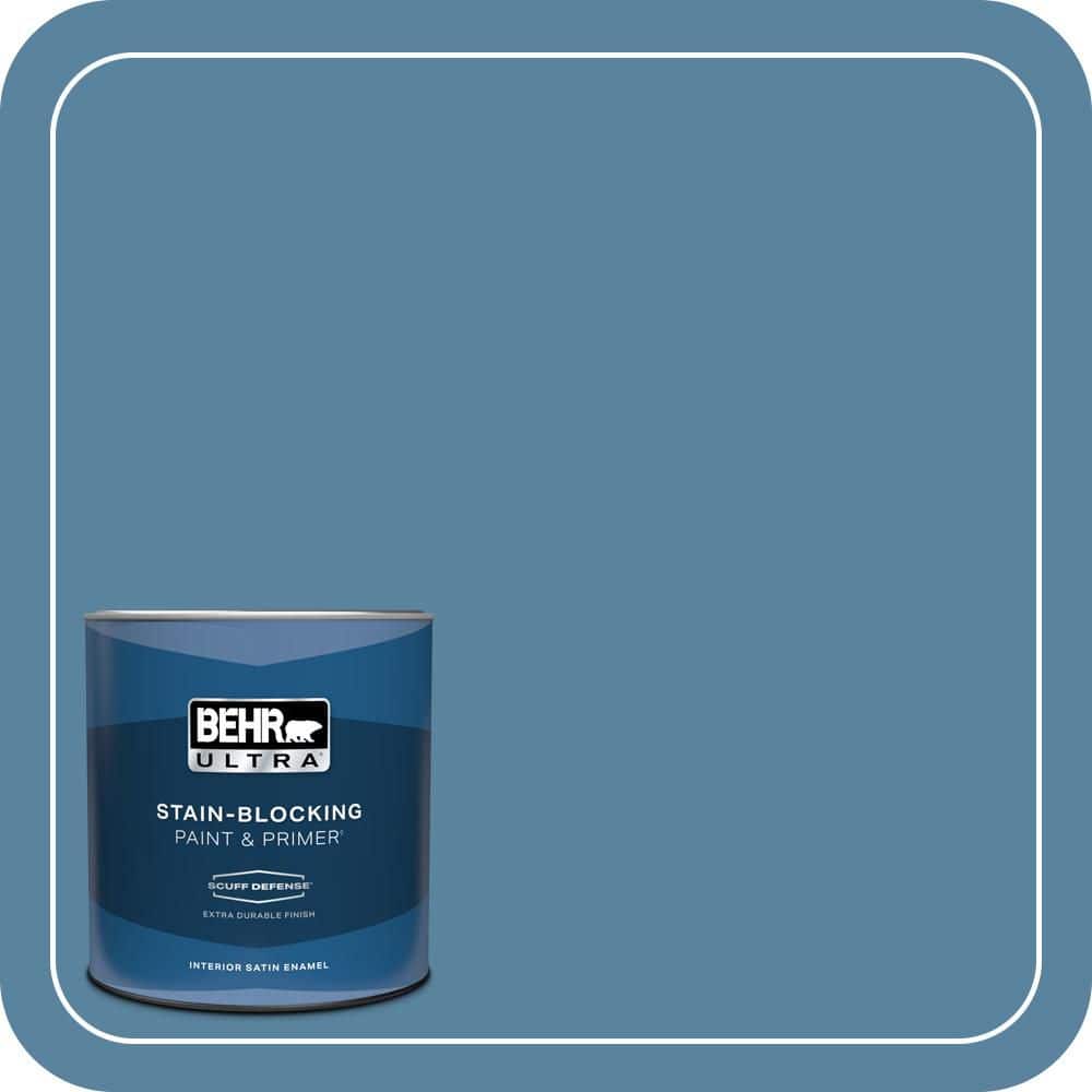 1 qt. #BIC-38 Honest Blue Extra Durable Satin Enamel Interior Paint & Primer price history on PriceWatchPro