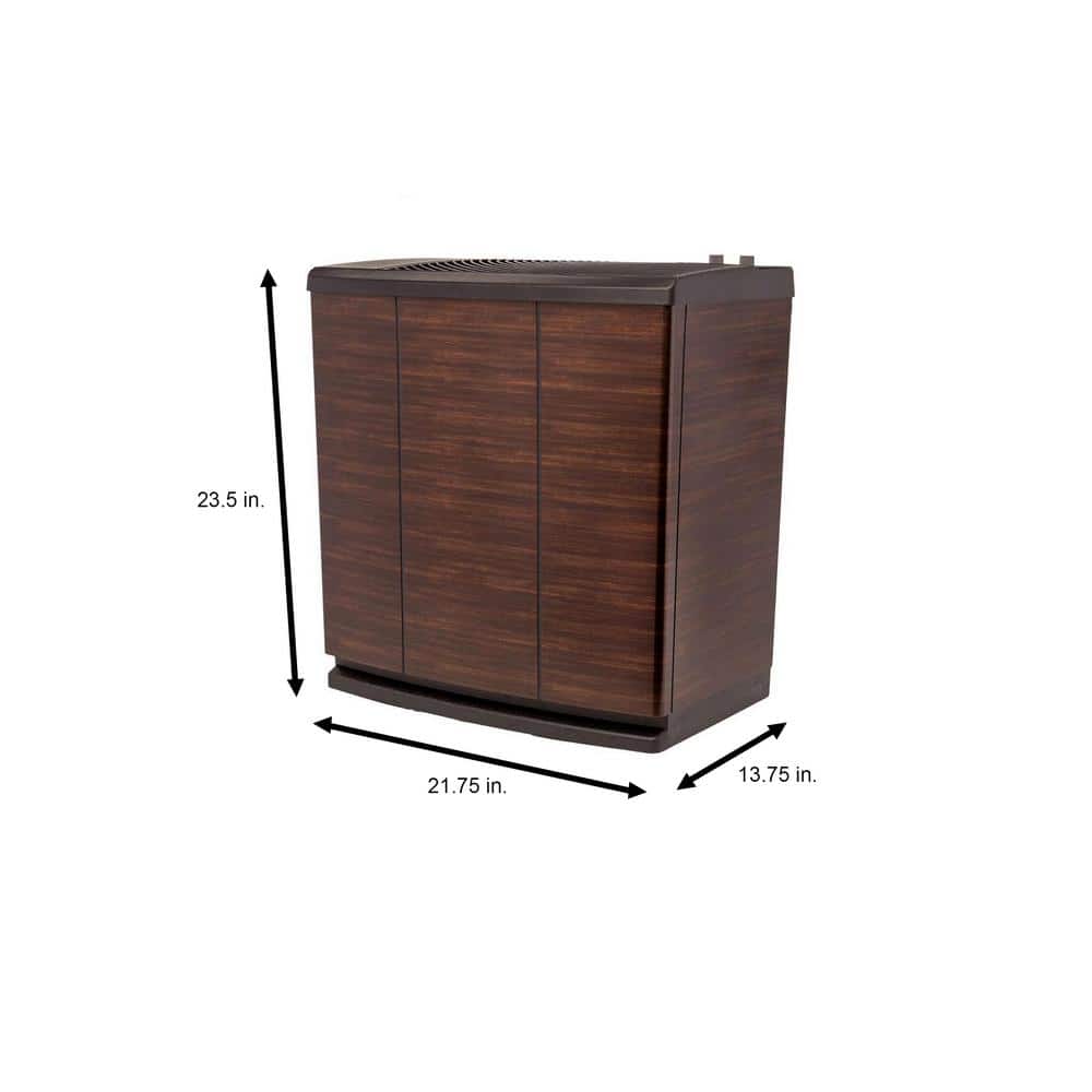 Alliance Dark Brown Evaporative Humidifier with Copper Finish