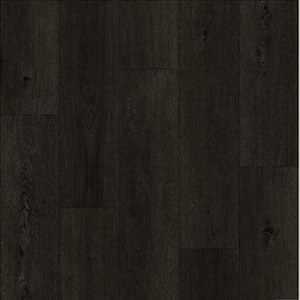 Take Home Sample - 9 in. W x 12 in. L Noble Black Oak Waterproof Click Lock Luxury Vinyl Plank Flooring