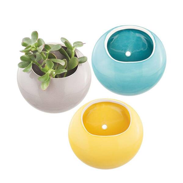 Filament Design Sundry 7.75 in. x 3.25 in. Contemporary Wall Pocket (Set of 3)