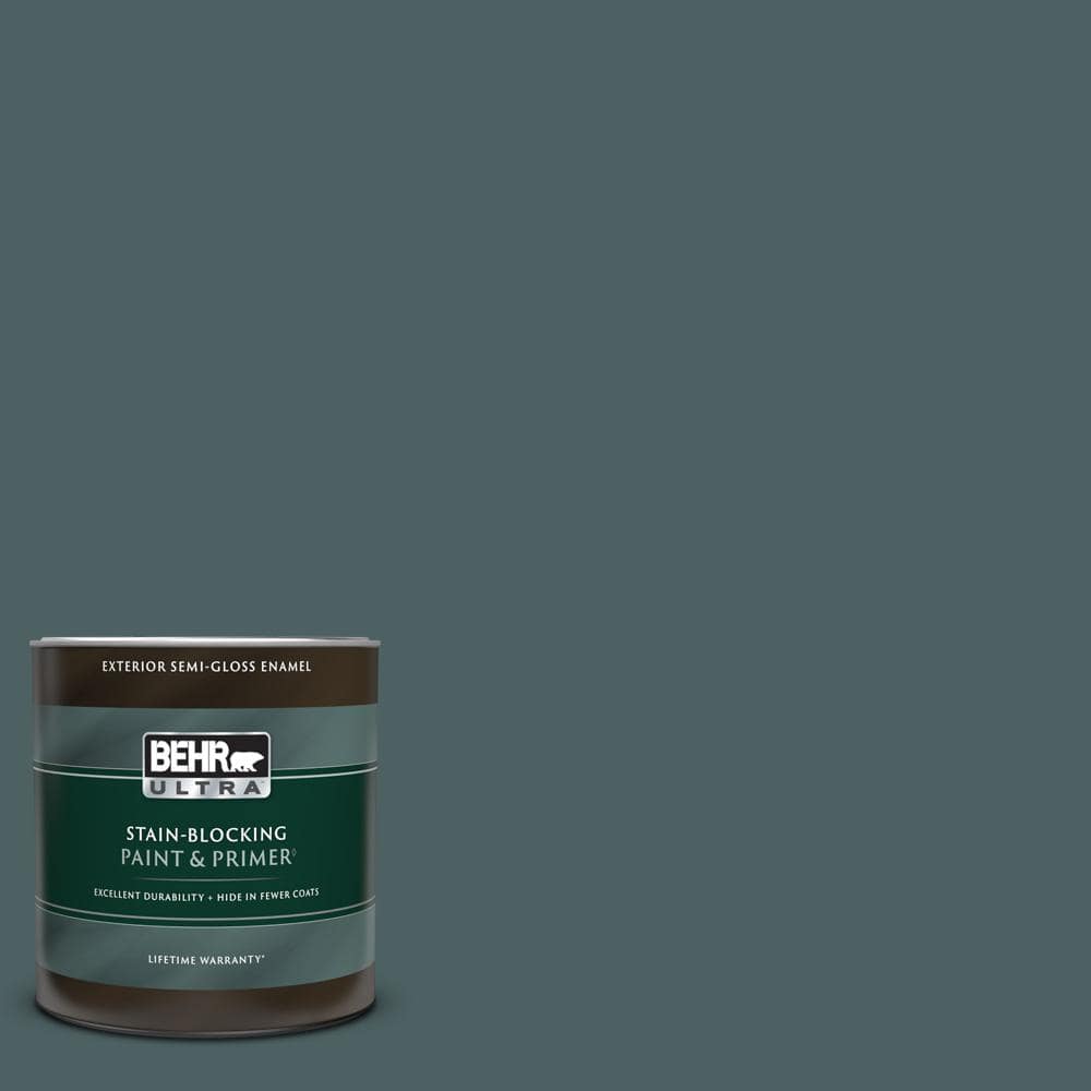 BEHR ULTRA 1 qt. PPU1220 Underwater color SemiGloss Enamel Exterior