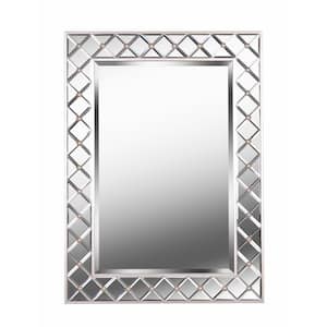 Quill Mirror Rectangular Champagne Wall Mirror