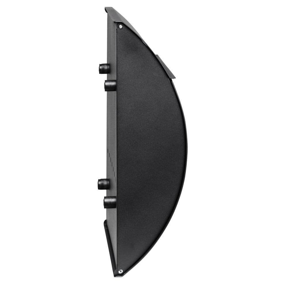 Black Steel Contemporary Lockable Wall Mounted Mailbox