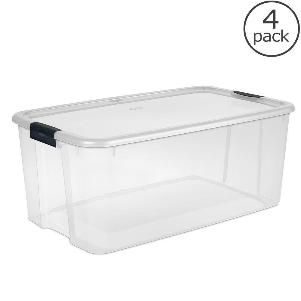 40 gallon clear bin
