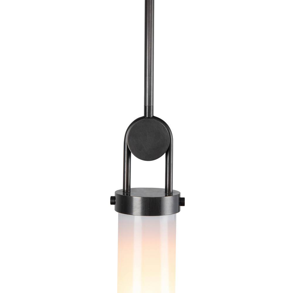 Wynwood Urban Bronze and Glossy Opal Mini Pendant Light
