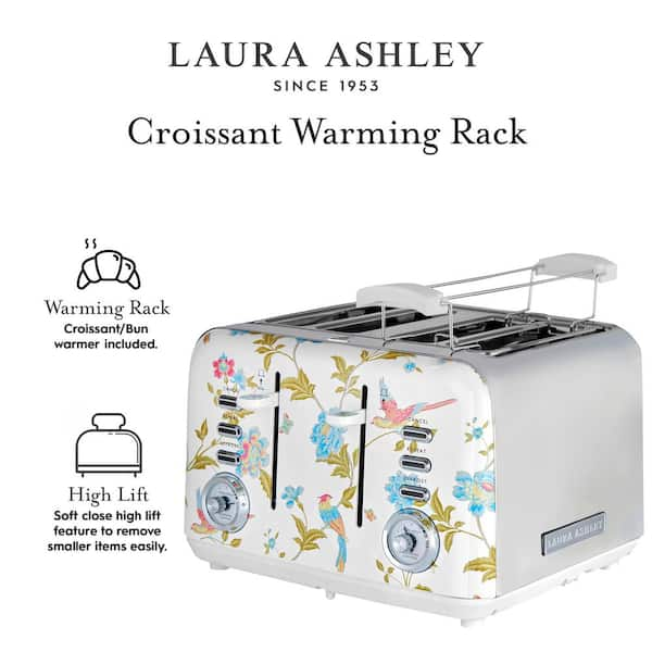 VQ Laura Ashley 2-Slice Toaster - Elveden White