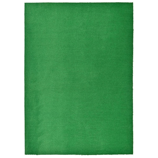 Garland Rug Softscapes Green 5 ft. x 7 ft. Plush Indoor/Outdoor Area Rug