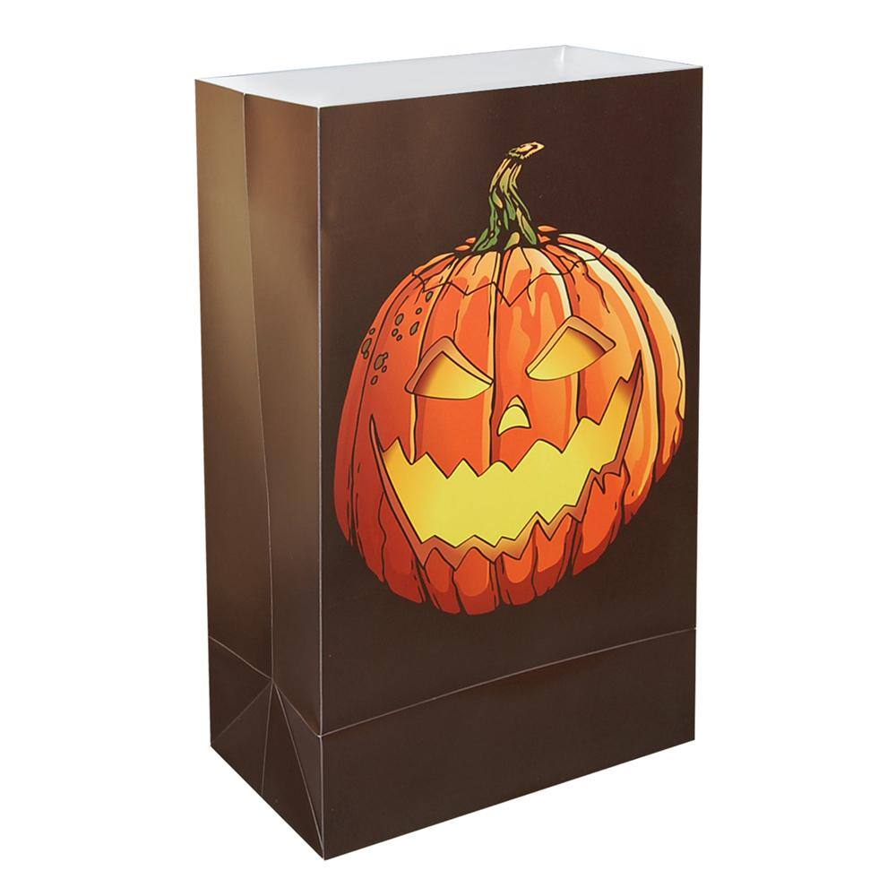 UPC 715844506129 product image for Plastic Jack-O'-Lantern Luminaria Bags (12-Count) | upcitemdb.com