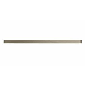 Cosmos 0.6 in. x 12 in. Ash Gray Glass Glossy Pencil Liner Tile Trim (0.5 sq. ft./case) (10-pack)