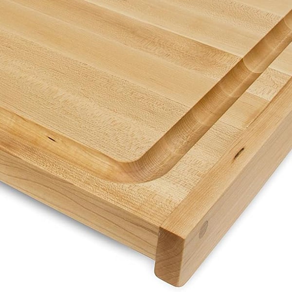 JOHN BOOS 20 in. x 15 in. Rectangular Wood Edge Grain Cutting Board with  Natural Moisture Cream, Maple CB1054-1M2015150 + BWC-3 - The Home Depot