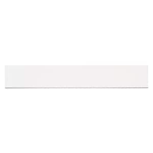 Teva Aurora White Glossy 2-2/5 in. x 14-1/2 in. Textured Porcelain Subway Floor and Wall Tile (4.83 sq. ft./Case)