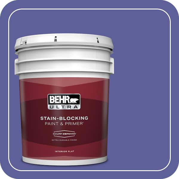 BEHR ULTRA 5 gal. #P550-6 Wizards Potion Extra Durable Flat Interior Paint & Primer