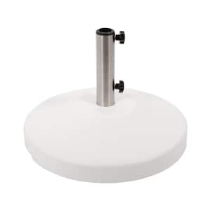 US Weight 80 lbs. Free Standing Umbrella Base in White