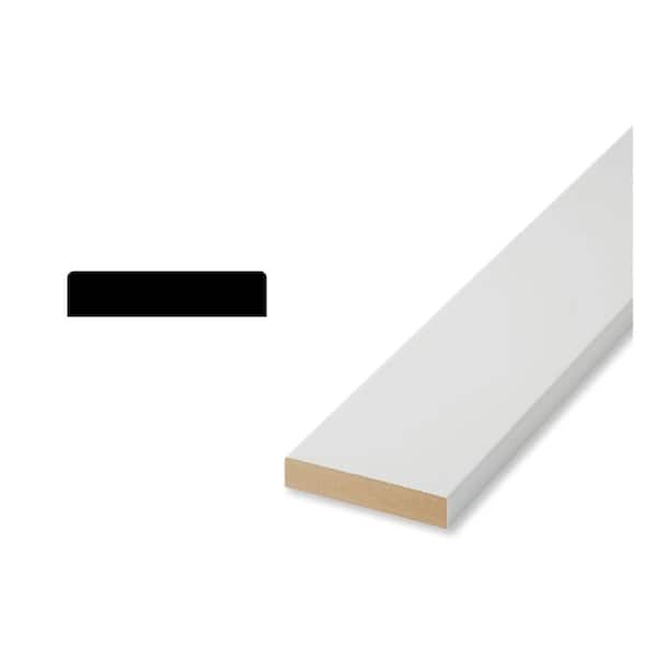 Woodgrain Millwork Timeless Craftsman 35E2 9/16 in. x 3-1/2 in. x 96 in. Primed Finger Jointed Casing Moulding Door Pack (5-Piece)