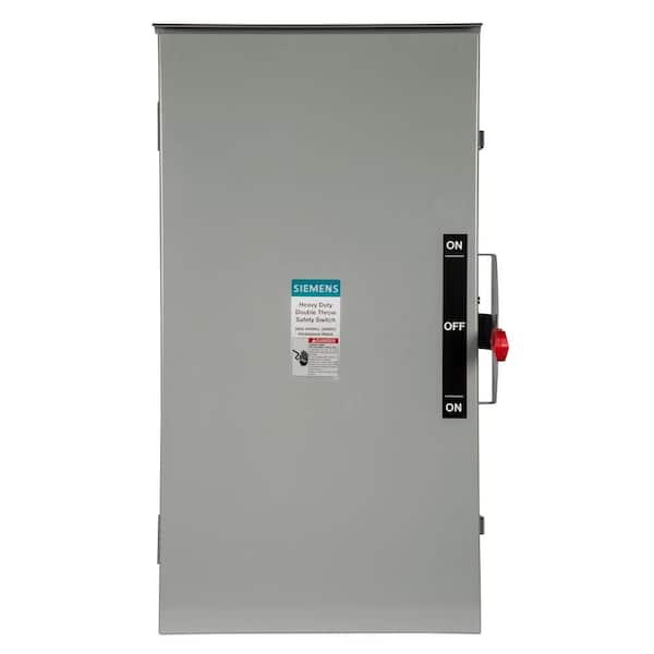 Siemens Double Throw 200 Amp 240-Volt 3-Pole Outdoor Non-Fusible Safety Switch