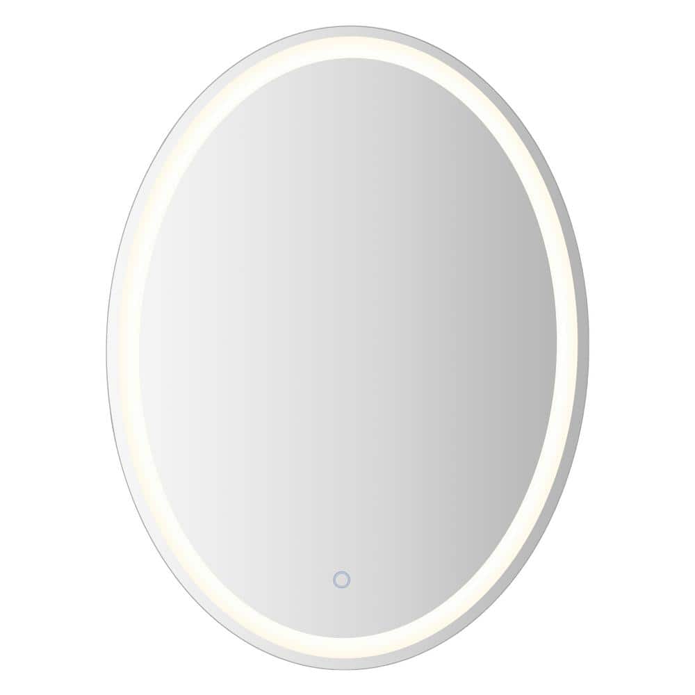 Dane Round Frameless Antifog LED Bathroom Vanity Mirror