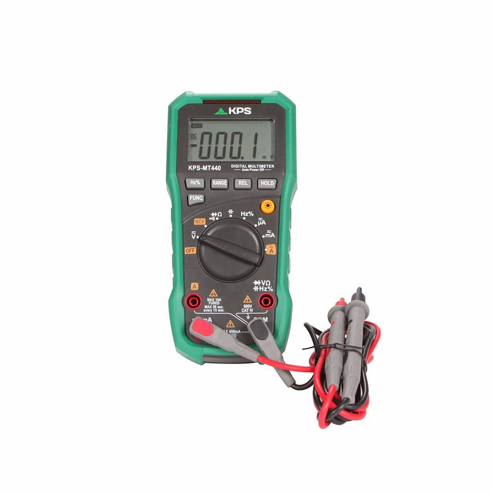 KPS Auto-Ranging Digital Multimeter, CAT IV KPS-MT440 - The Home Depot