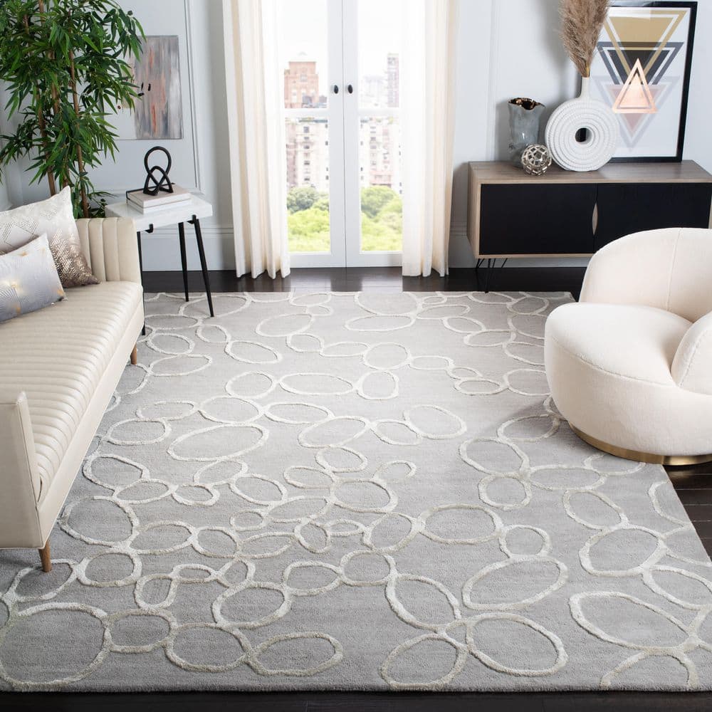 Soho 10 ft. x 14 ft. Gray Geometric Area Rug price history on PriceWatchPro