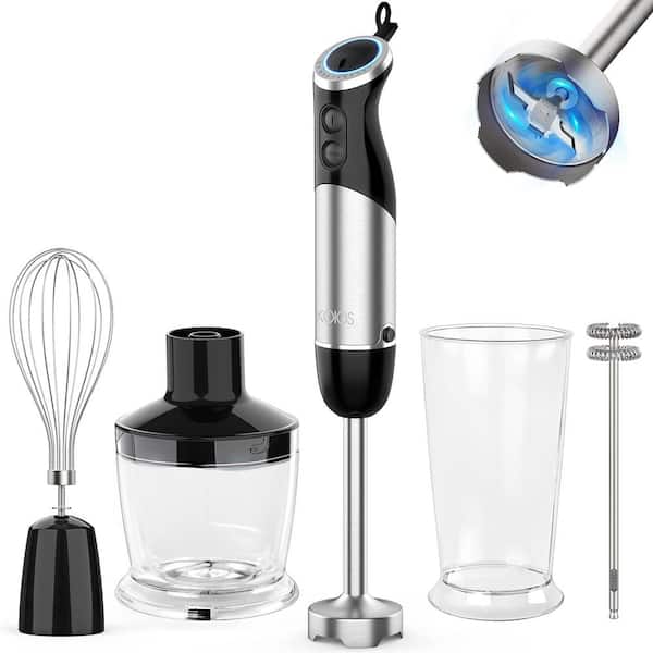 JEREMY CASS 12Speed Black Stainless Steel Immersion Blender with