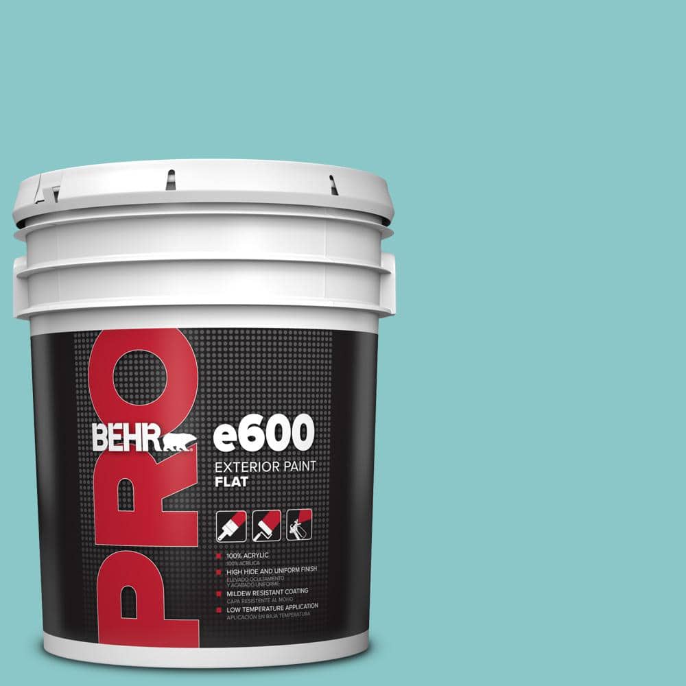 5 gal. #510D-4 Embellished Blue Flat Exterior Paint price history on PriceWatchPro
