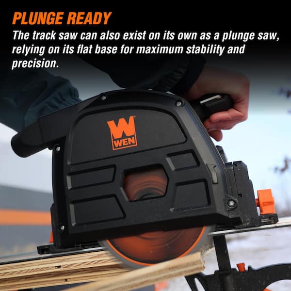 WEN 20-Volt Max 6.5 in. Cordless Brushless Plunge Cut Variable