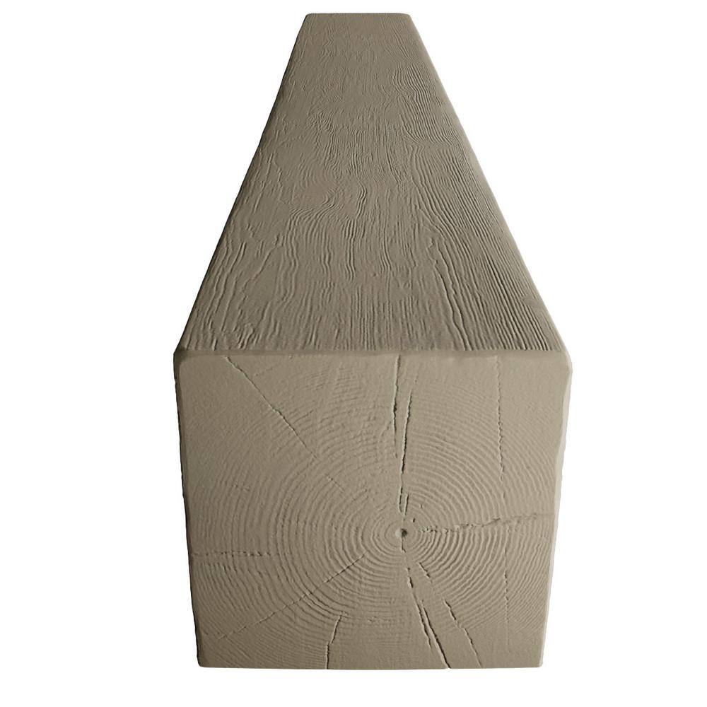 Champagne Mist Faux Wood Ceiling Beam, 8' L x 8" W x 4" H