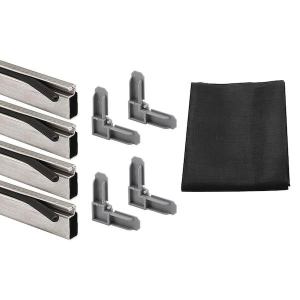 1 EA PL7800 36 in. x 36 in., 7/16 in. x 3/4 in. Window Screen Kit Will with Fiber