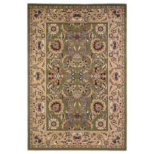 Caleb Green/Taupe 2 ft. x 8 ft. Runner Rug
