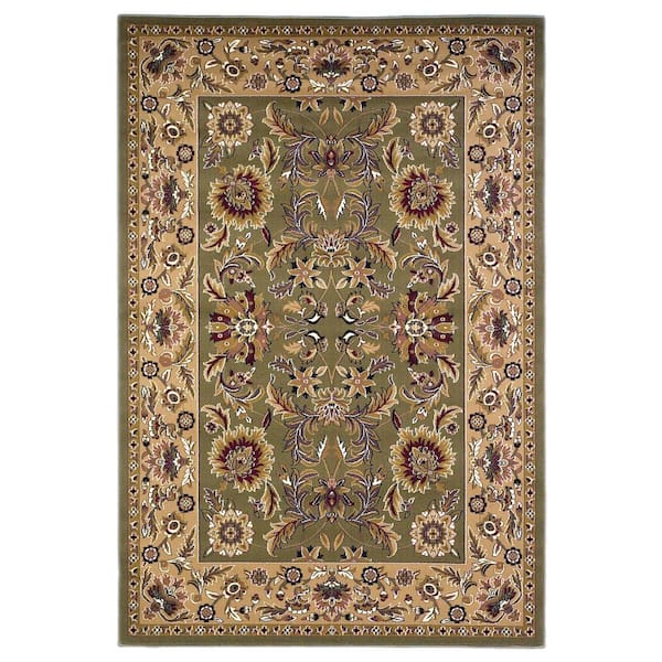 MILLERTON HOME Caleb Green/Taupe 2 ft. x 3 ft. Area Rug
