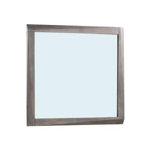 1.6 in. W x 54.3 in. H Wooden Frame Brown Wall Mirror