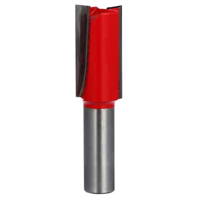 ¼” SHANK –3//4/" x 1/" Tungsten Carbide Straight Router Bit– Worktop Wood Cutter