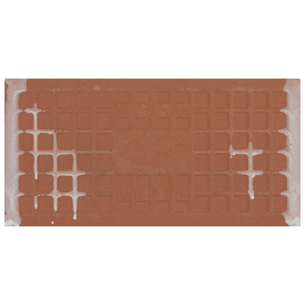 Camden 8" x 4" Azurro Ceramic Patterned Subway Tile