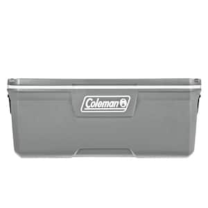 150 qt. Insulated Portable Hard Chest Cooler with Heavy Duty Handles, Leak-Proof for Beach and Camping in Rock Gray