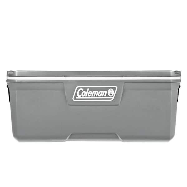 Unbranded 150 qt. Insulated Portable Hard Chest Cooler with Heavy Duty Handles, Leak-Proof for Beach and Camping in Rock Gray