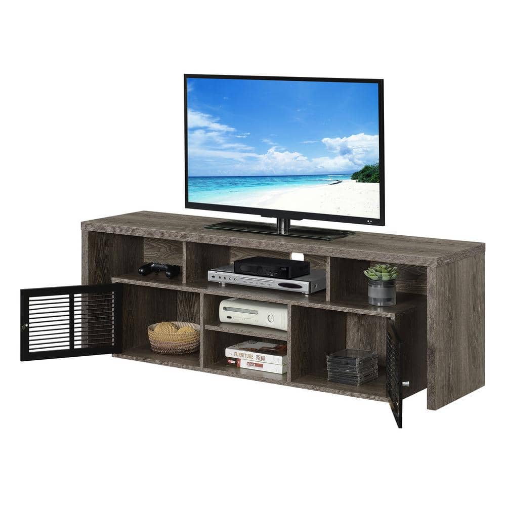 Lexington Multicolor 60" TV Stand with Cabinet Storage and Cable Management