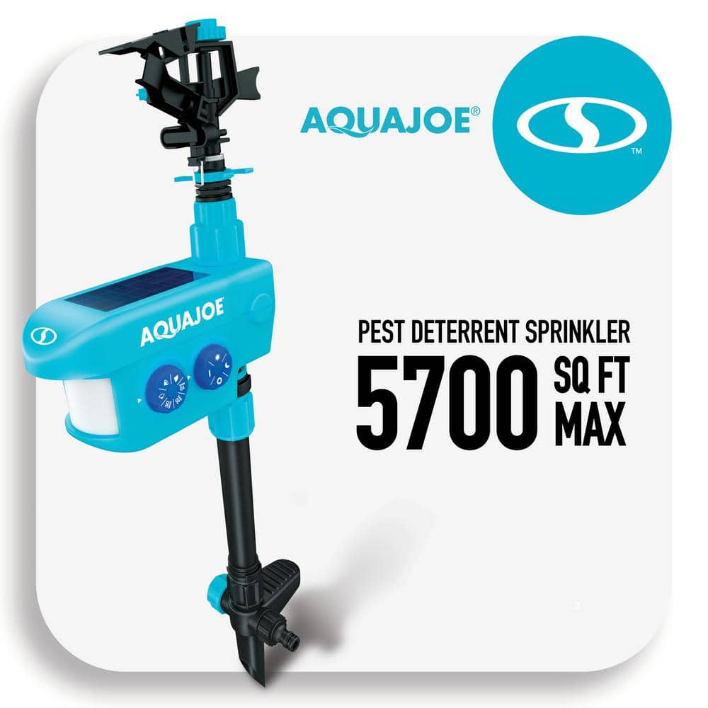 Aqua Joe Yard Patrol Motion-Activated Sprinkler, Day and Night Detection Mo