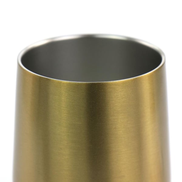 12 oz. Gold Stainless Steel Travel Mug with Lid 985116639M - The Home Depot