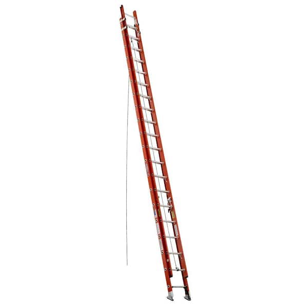 Werner 40 ft. Fiberglass Extension Ladder (37 ft. Reach Height) with 300 lb. Load Capacity Type IA Duty Rating