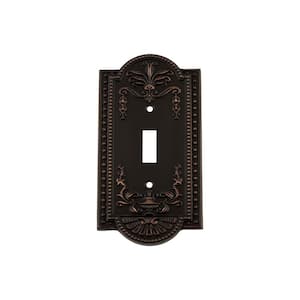 Bronze 1-Gang Toggle Wall Plate (1-Pack)