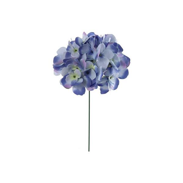Unbranded Artificial Blue Silk Hydrangea Flower Picks with 7 in. Flower Head – 10-Pack, Floral Home by Artificial Flowers