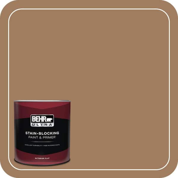 BEHR ULTRA 1 qt. #MQ2-11 Outdoor Land Flat Exterior Paint & Primer