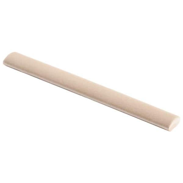 Stacy Garcia Avento Taupe 0.47 in. x 4.64 in. Matte Ceramic Bullnose Wall Tile (0.01 sq. ft. / Each)