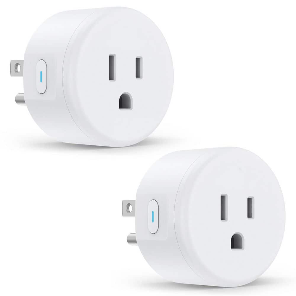 15A 120-Volt WiFi Smart Plug Outlet Voice Control Remote Timer Function Alexa Google Home Compatible White price history on PriceWatchPro