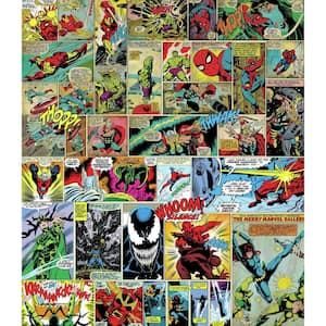 Multi-Colored Marvel Comic Tapestry