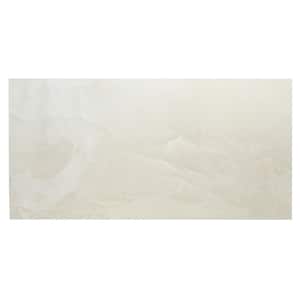 Splendor White 24 in. x 48 in. Lappato Porcelain Rectangular Wall and Floor Tile (15.5 sq. ft./case) (2-pack)