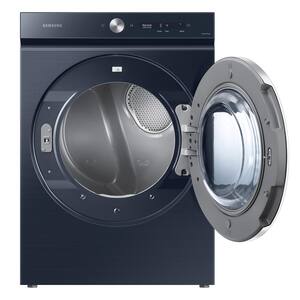 Bespoke 7.6 cu. ft. Ultra-Capacity Vented Gas Dryer in Brushed Navy with AI Optimal Dry and Super Speed Dry